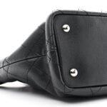 Grained Calfskin Shopping Fever Tote Black - Image 11