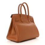 Swift Epsom Tressage Birkin 30 Gold Bleu de Nord Bleu Indigo - Image 3