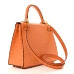 Ostrich Kelly Sellier 25 Abricot - Image 3