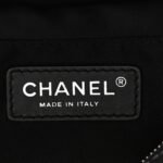 Lambskin Quilted Banane Waist Bag Fanny Pack Black - Image 6