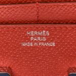 Epsom Enamel Constance Short Wallet Capucine Bleu Brighton - Image 6