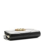 Lambskin Quilted Chanel 19 Zip Around Coin Purse Wallet Black - Image 4
