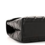Lambskin Quilted Medium Kelly Flap Bag Black - Image 10