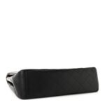 Lambskin Quilted Maxi Single Flap Black - Image 4