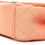 Shaded Caviar Quilted My Everything Small Flap Orange Light Orange - Image 10