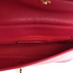 Sheepskin Chevron Quilted Vintage Mademoiselle Flap Pink - Image 5