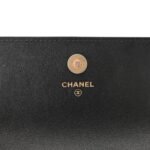 Lambskin Quilted Chanel 19 Clutch With Chain Black - Image 6