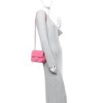 Lambskin Quilted Mini Square Flap Pink - Image 2