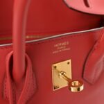 Swift Birkin 25 Rouge Casaque - Image 6
