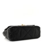Lambskin Quilted Medium Chanel 19 Flap Black - Image 4