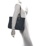 Mixed Fibers Small Deauville Tote Black - Image 2