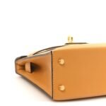 Chevre Mysore Mini Kelly Sellier 20 Jaune D'or - Image 9