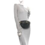 Lambskin Pearl Quilted CC Belt Bag Black - Image 2