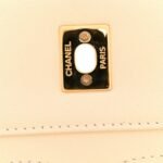 Sheepskin Quilted Medium Vintage Mademoiselle Flap White - Image 12