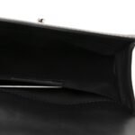 Patent Calfskin Quilted Small Boy Flap Black - Image 5
