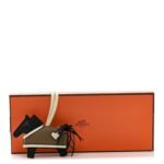 Milo Lambskin Grigri Rodeo Robeo Coeur Bag Charm PM Black Craie Etoupe - Image 4