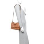 Lambskin Quilted Medium Chanel 19 Flap Brown - Image 2
