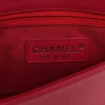 Sheepskin Chevron Quilted Vintage Mademoiselle Flap Pink - Image 6