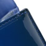Patent Calfskin Quilted Medium Plexiglass Boy Flap Blue - Image 16