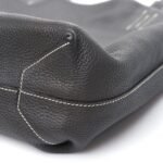 Taurillon Clemence Double Sens 36 Reversible Tote Graphite Bleu Electrique - Image 14