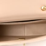 Lambskin Quilted Small Sweet Camellia Flap Beige - Image 5