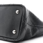 Grained Calfskin Shopping Fever Tote Black - Image 12