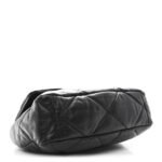Lambskin Quilted Large Chanel 19 Flap Black - Image 4