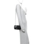 Lambskin Quilted Extra Mini V For Victory Flap Black - Image 2