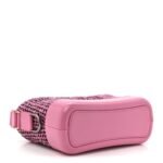 Tweed Calfskin Small Gabrielle Hobo Pink - Image 4