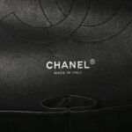 Patent Quilted Jumbo Double Flap Black - Image 6