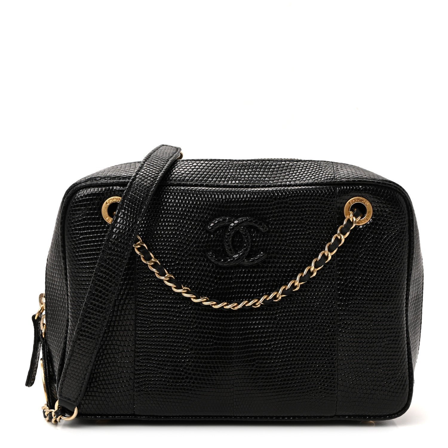 3a631406f012938faa59e601fb7f5390.jpg Lizard Coco Vintage Camera Case Black - Image 1