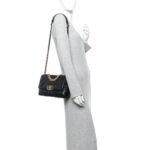 Lambskin Quilted Medium Chanel 19 Flap Black - Image 2