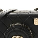 Lambskin Quilted Coco Click Bag Black - Image 8