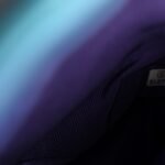 Tie Dye Calfskin Quilted Medium Chanel 19 Flap Blue Purple - Image 6