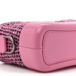 Tweed Calfskin Small Gabrielle Hobo Pink - Image 9
