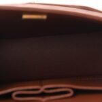 Lambskin Quilted Small Double Flap Dark Brown - Image 5