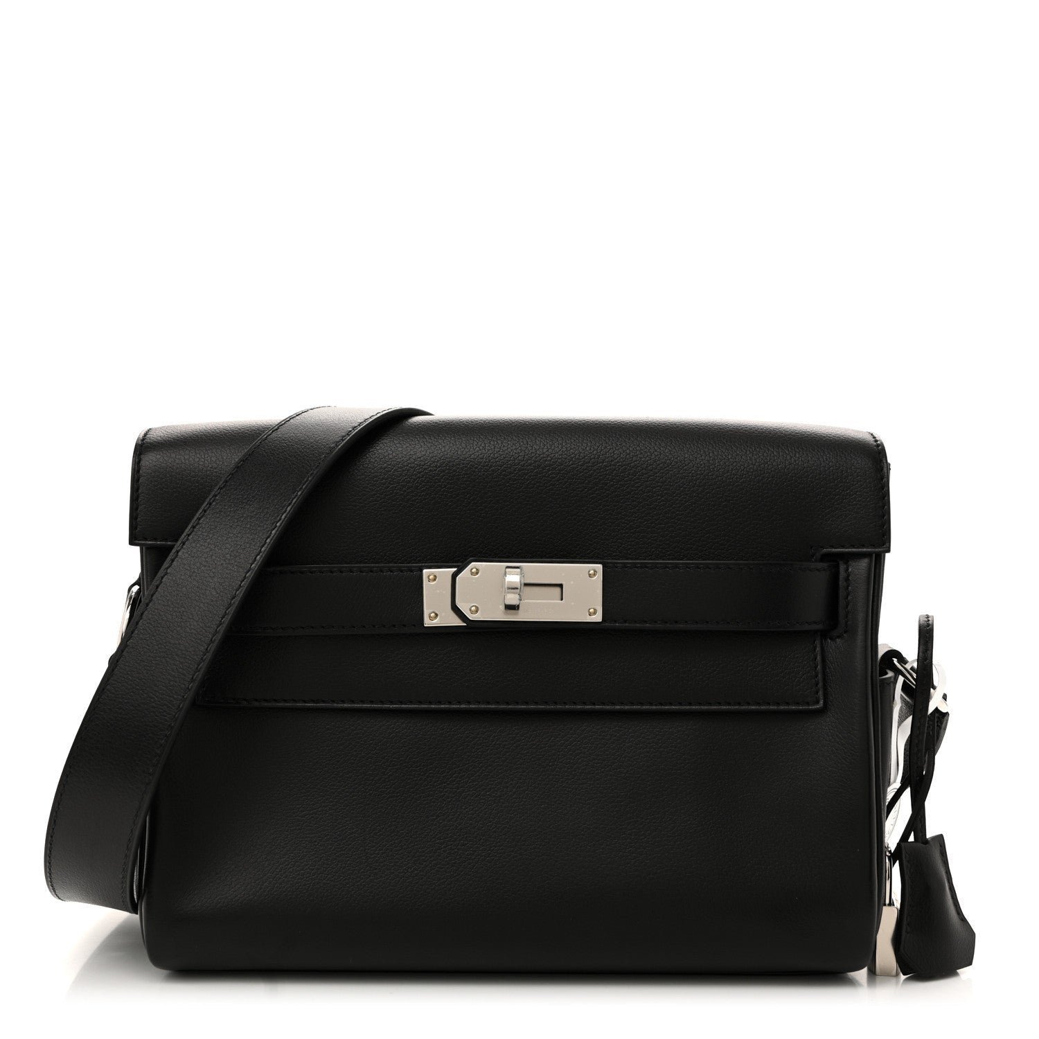 40130a70e16077bbbc840e423ee89f9c.jpg Evercolor Kelly Messenger PM Black - Image 1