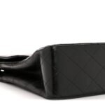 Lambskin Quilted Jumbo Single Flap Black - Image 10