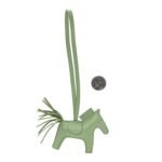 Milo Lambskin Grigri Rodeo Horse Bag Charm PM Vert Criquet - Image 2