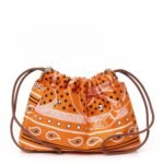 Barenia Silk Eperons d'Or Fourbi 25 MM Bag Insert Orange Fauve