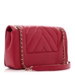 Sheepskin Chevron Quilted Vintage Mademoiselle Flap Pink - Image 3