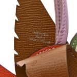 Epsom Swift Chevre Mysore Birdy Bag Charm Mauve Sylvestre Vert Poppy Gold Nata Craie - Image 3