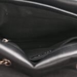 Lambskin Quilted Large Natural CC Flap Black - Image 5