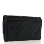 Lambskin Quilted Chanel 19 Flap Wallet Black - Image 3
