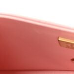 Lambskin Quilted Mini Rectangular Flap Light Pink - Image 5