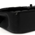 Lambskin Quilted Mini Top Handle Rectangular Flap So Black - Image 10