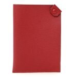 Chevre Mysore Tarmac PM Passport Holder Rouge Casaque