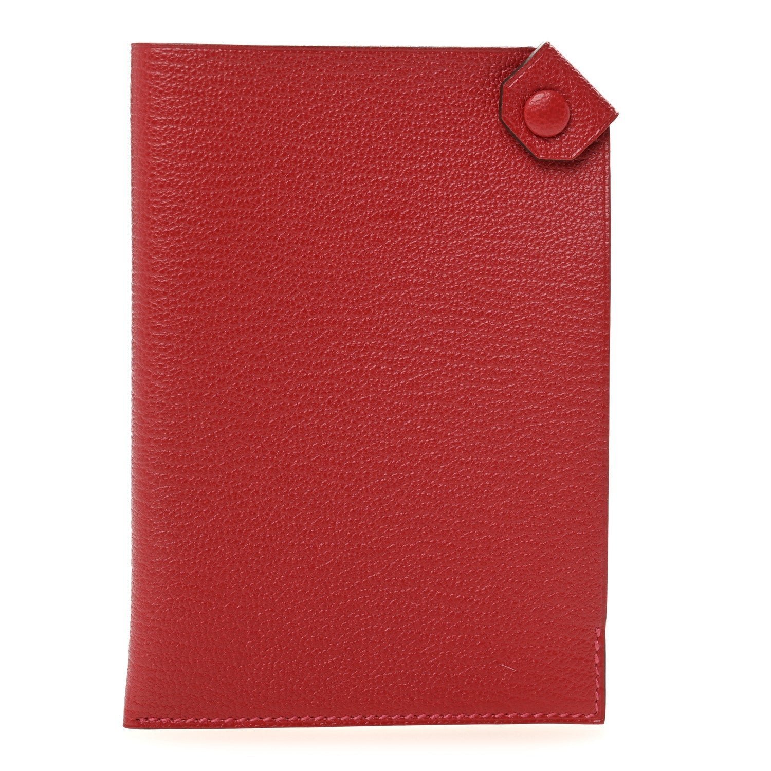 482c00cdbdebe15e8edf195d5230f77b.jpg Chevre Mysore Tarmac PM Passport Holder Rouge Casaque - Image 1
