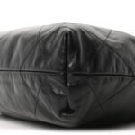 Shiny Calfskin Quilted Small Chanel 22 Black - Image 11