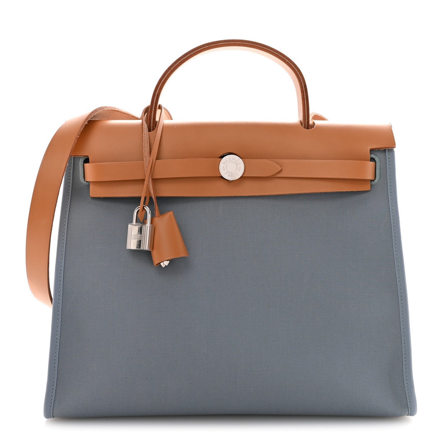 4a683a719a52abe16ab623462ecba087.jpg Military Toile Vache Hunter Herbag Zip PM 31 Bleu Lin - Image 1